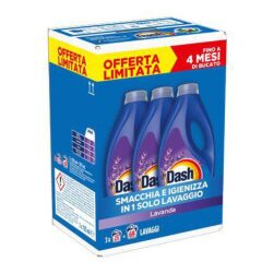SPEDIZIONE 21GG Dash Liquido Lavanda 3x23 Lavaggi Detersivo Bucato