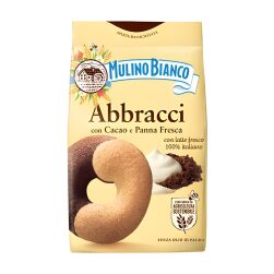 Mulino Bianco Abbracci Biscotti con Cacao e Panna 350 g